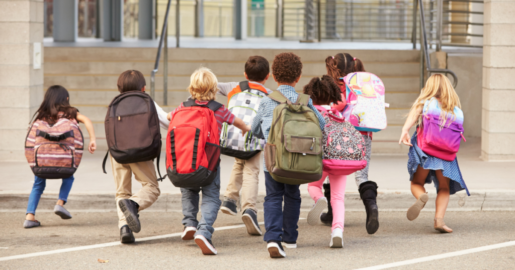 Chidrens Around School