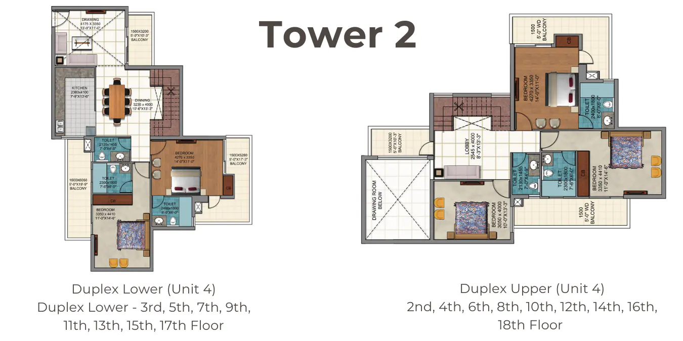 Duplex 4025 Floorplan